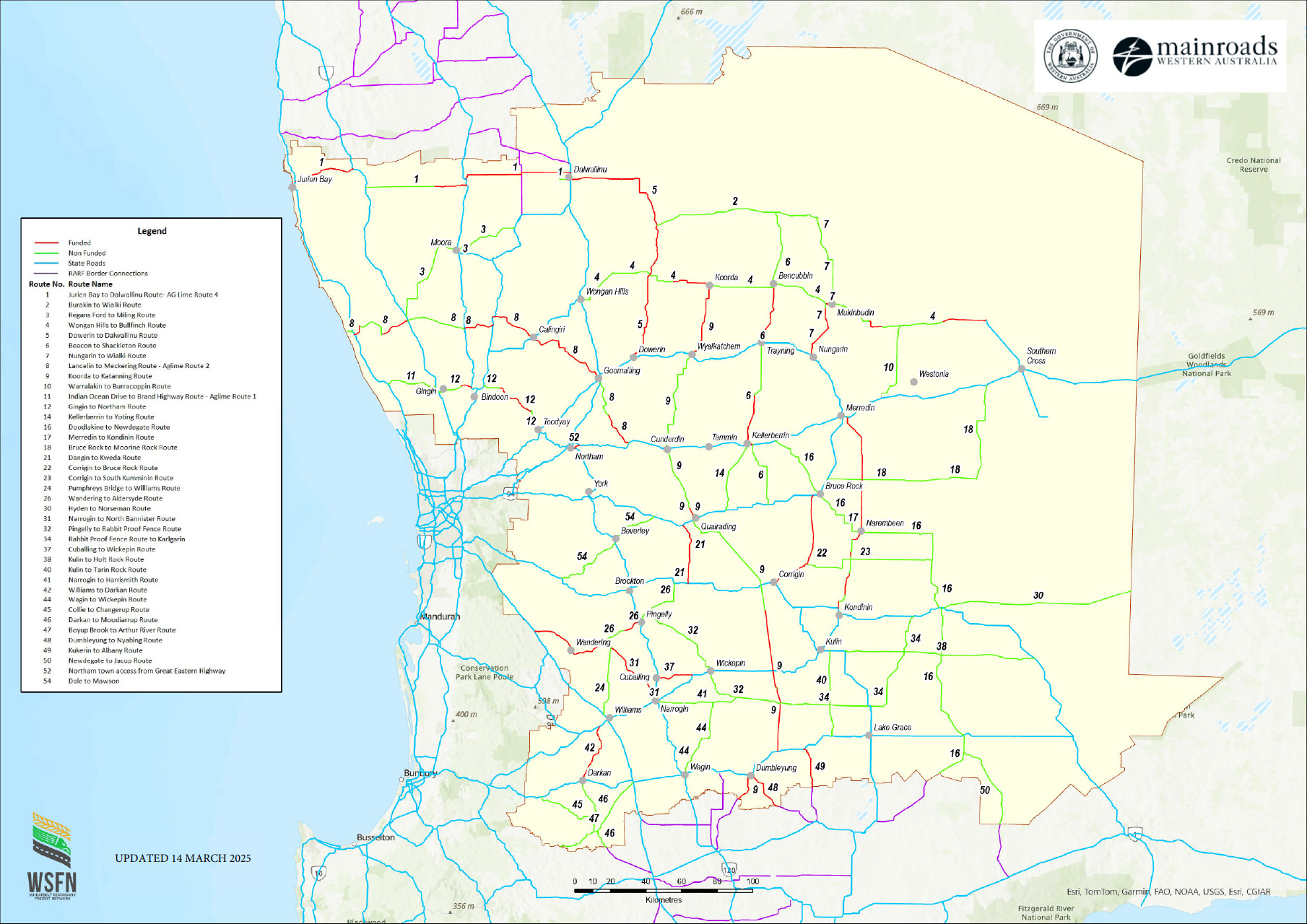 WSFN Map